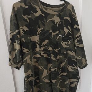 Supreme Green and Brown Camouflage Pocket Tee